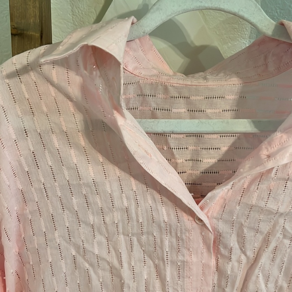 Pink Button With Matching Boxer Shorts Set - image 3